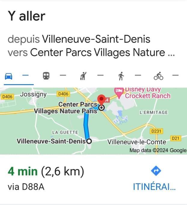 Charmant Appartement 2 Pieces Proche Disneyland Villeneuve-Saint-Denis 外观 照片